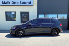 2019 VW Golf R with professional window tint in North Bay